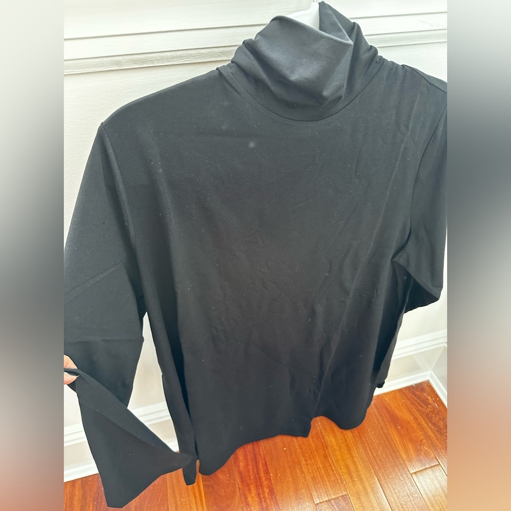 NWT JJill Long sleeve black tunic XL